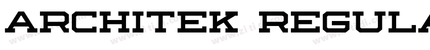 Architek Regular字体转换 Architek Regular字体转换